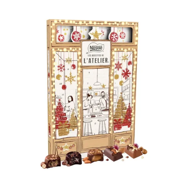 Nestlé Les Recettes de l'Atelier Calendrier de l'Avent 2023 Chocolat