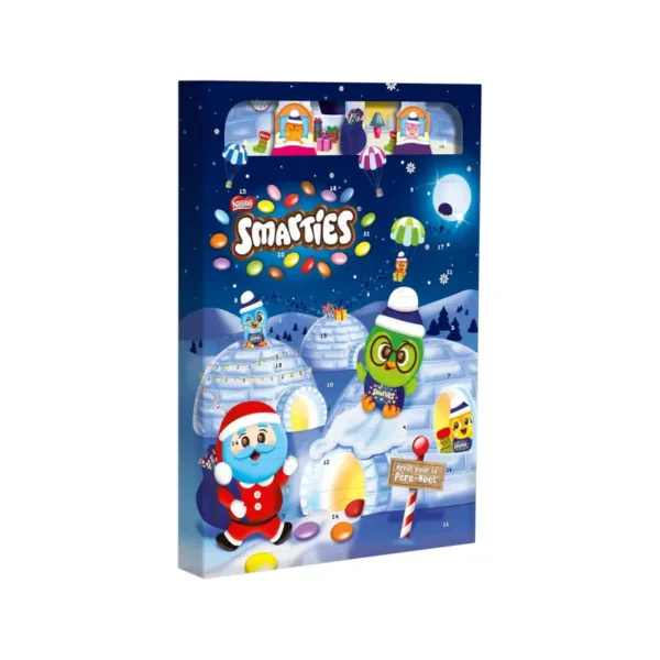 Nestlé Smarties Calendrier de L'Avent 2024 Chocolat Lait