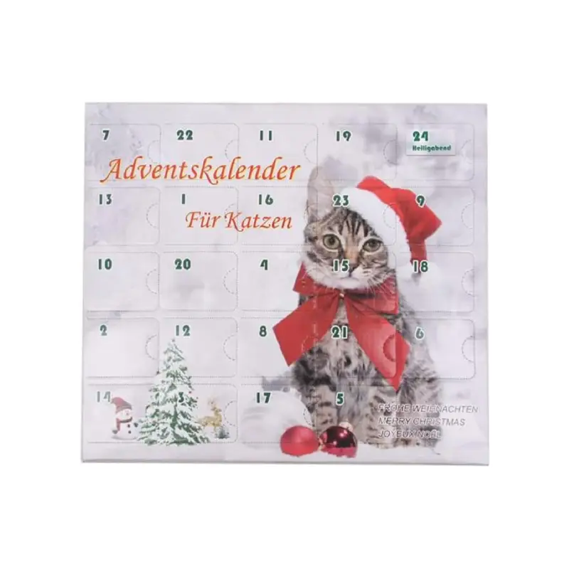 Ollesch Calendrier de l&rsquo;Avent Merry Christmas Chat