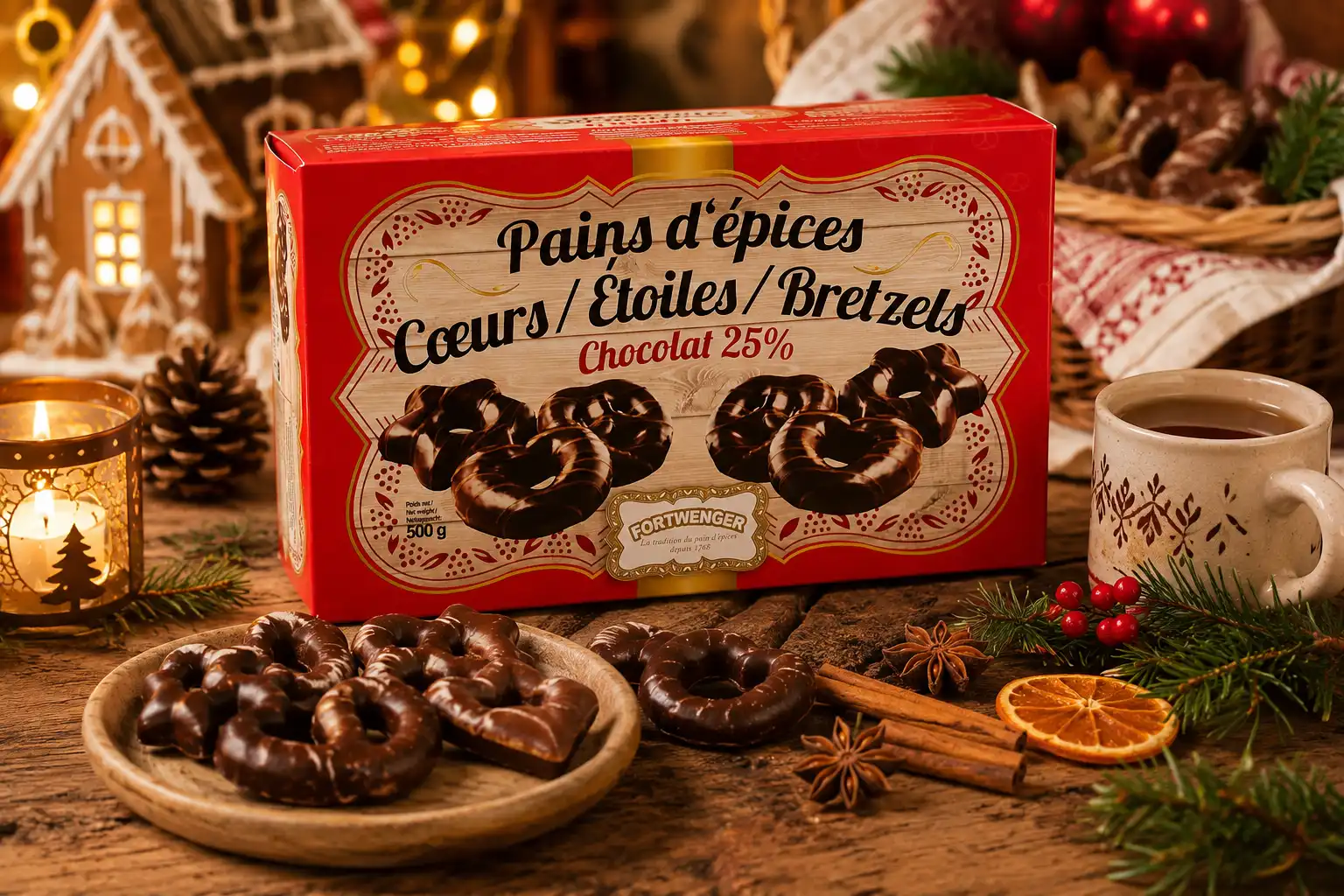 Pains d'épices alsaciens cœur