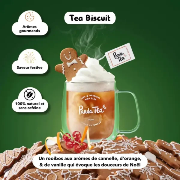 Panda Tea Calendrier de l’Avent 2024 Biscuit