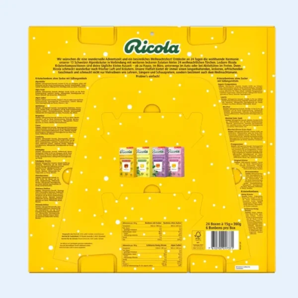 Ricola Calendrier de l'Avent #1
