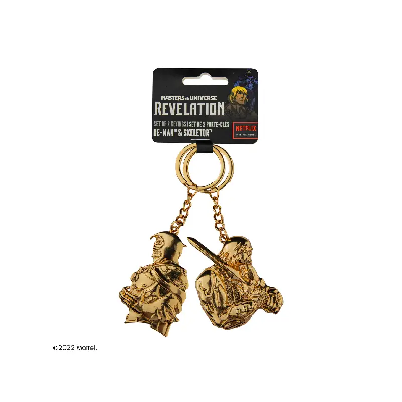 Set de 2 porte-clés Musclor et Skeletor