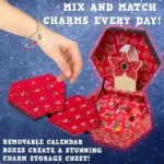 Stranger Things Calendrier de l'Avent Boite à Bijoux Charms