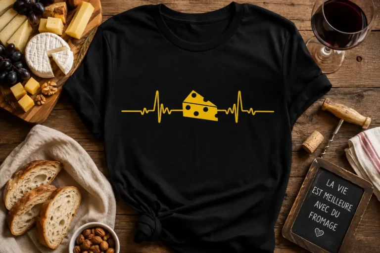 T-Shirt Fromage battement de coeur