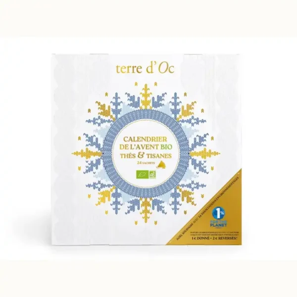 Terre d’Oc Calendrier de l’Avent Thé & Tisanes BIO 2026 Terre d’Oc Calendrier de l’Avent Thé & Tisanes BIO 2026