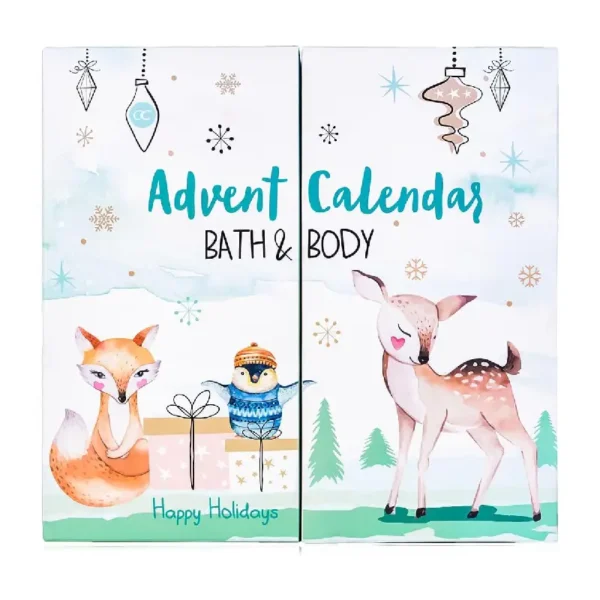 accentra Calendrier de l'Avent Joyeuses Fêtes Coffret