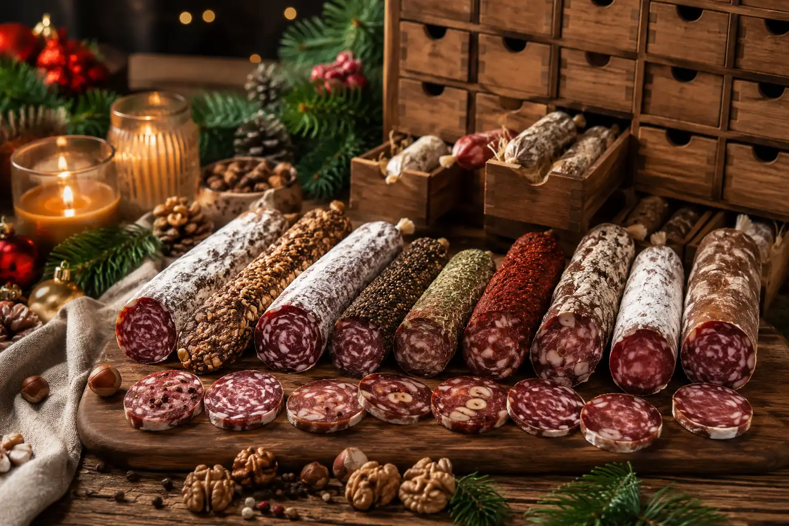 saucissons français calendrier Avent